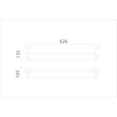 Vắt khăn đôi Ecobath EC299-09