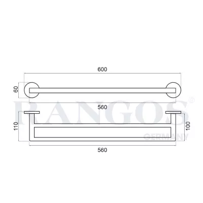 Vắt Khăn Đôi Rangos RG-PK6902