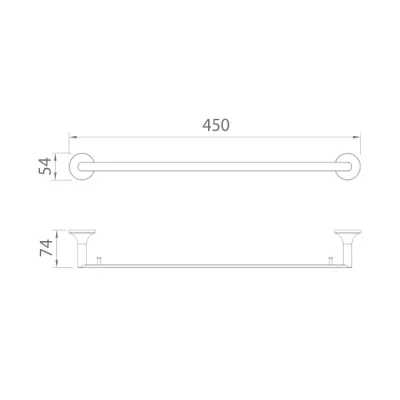 Vắt khăn đơn Ecobath EC218-08-45