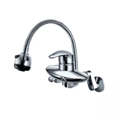 Vòi bếp gắn tường nóng lạnh Kosco CO 2024