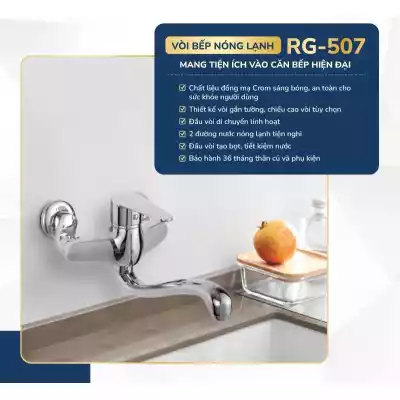 Vòi Bếp Nóng Lạnh Rangos RG-507