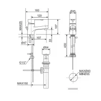 Vòi chậu nóng lạnh American Standard  WF-6501