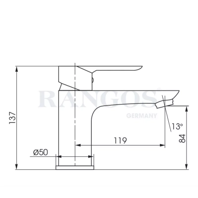 Vòi Lavabo Gắn Chậu Rangos RG-336V1