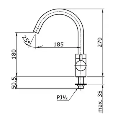 Vòi rửa bát TOTO TX606KES