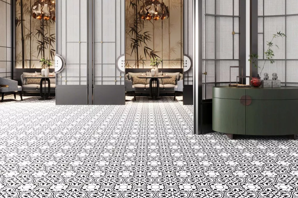 Gạch Á Mỹ 22.B.330.8572 mang đến không gian retro cổ điển, sang trọng