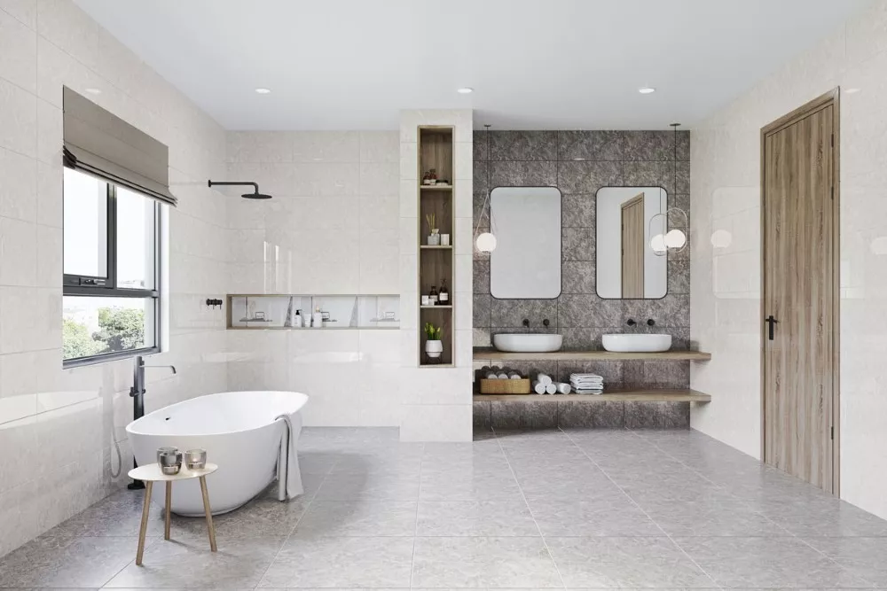 Bộ phối cảnh  xám nhạt- xám đậm- điểm : 32001-32002-32003